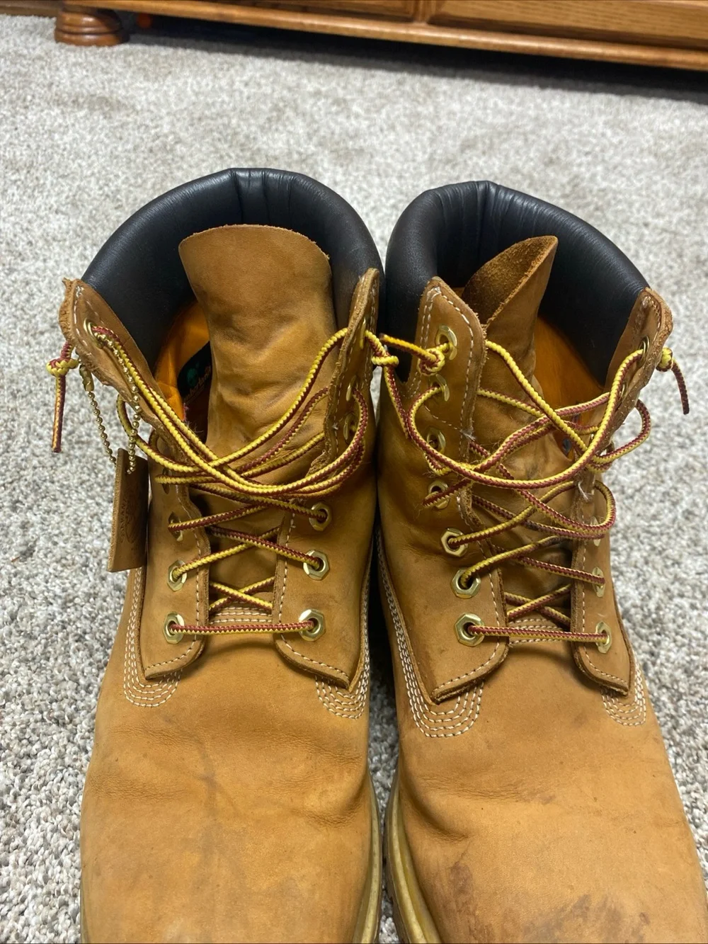 Timberland Men's Classic 6-Inch Wheat Work Boots 10061 size 11.5